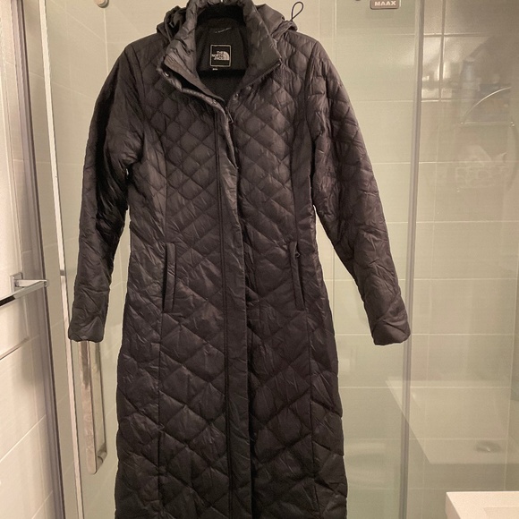 *Rare* The North Face Long Puffer Coat Black - Picture 1 of 13